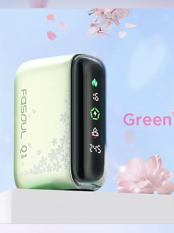 【櫻花綠】FASOUL Q1 全新二回機 兼容 IQOS ILUMA加熱煙設備